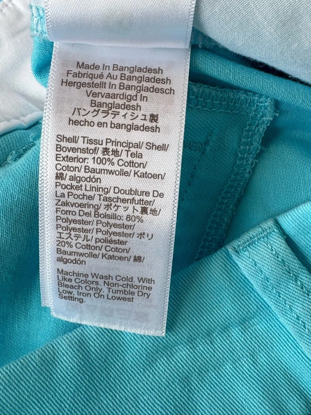 J. Crew Aqua Tailored Cotton Bermuda Shorts